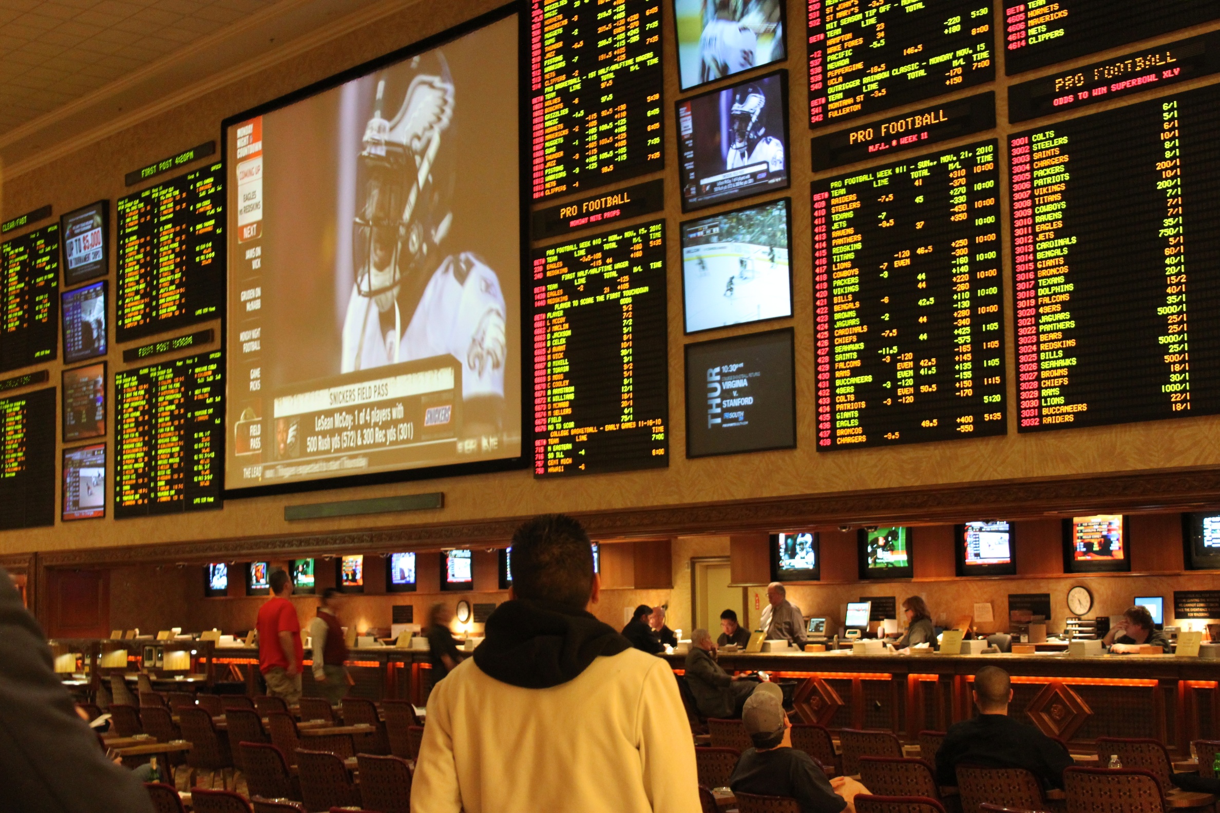 betting on sports in vegas