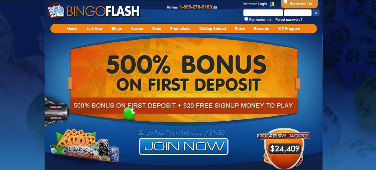 Bingo Flash Casino No Deposit Casino Bonus
