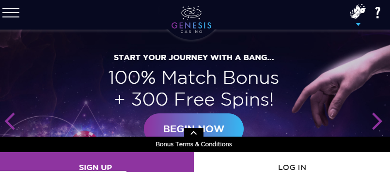Genesis Casino Pay by Phone