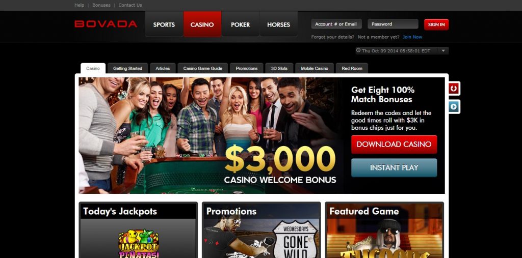 BoVada Oregon Online Casino