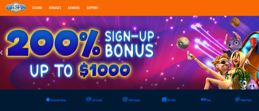 BigSpin Online Casino Real Money