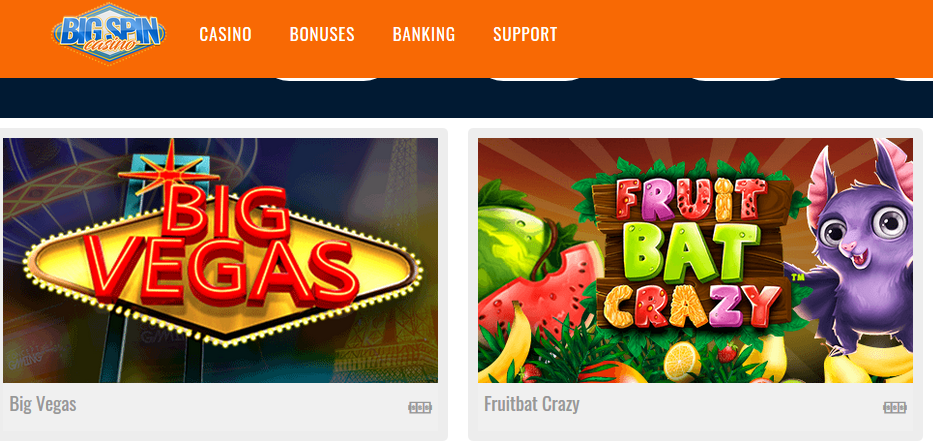 BigSpin Casino Free Slots