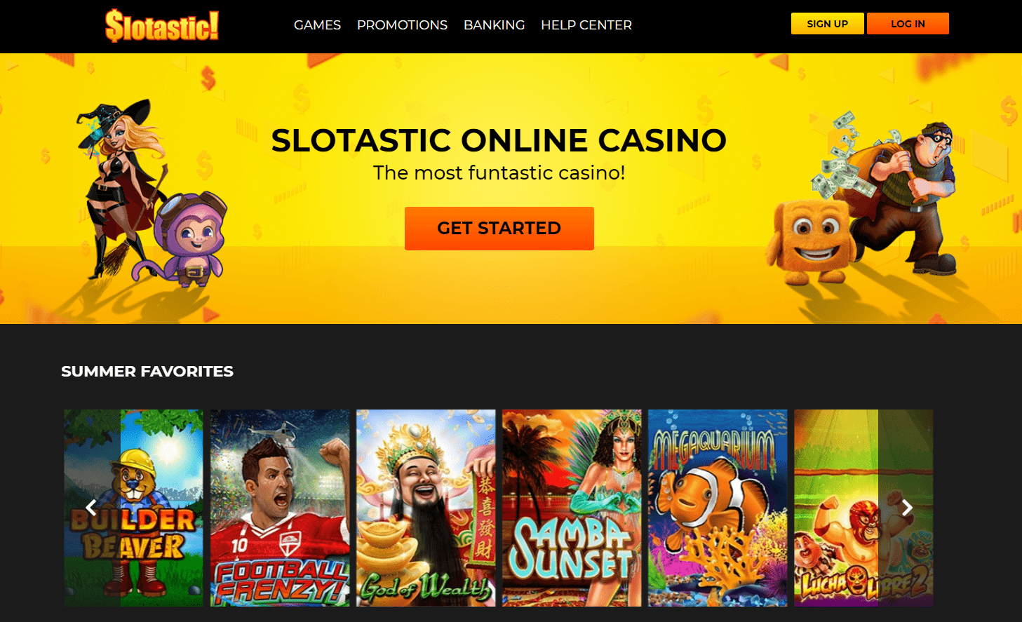 Slotastic Casino No Deposit Bonus