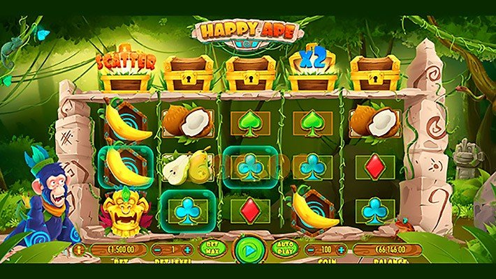 Habanero Happy Ape - Gameplay Free Spins