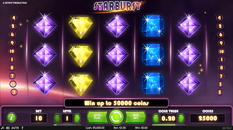 Starburst Gameplay - Real Money Online Casino