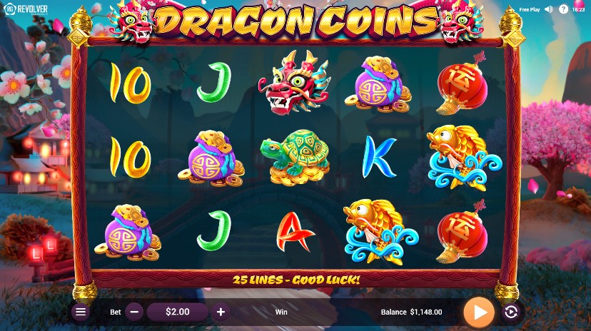 The charm of Dragon Coins by Revolver Gaming