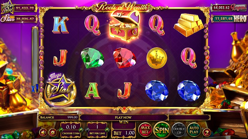 Betsoft’s Reels of Wealth online slot game