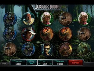 jurassic park vide slot game