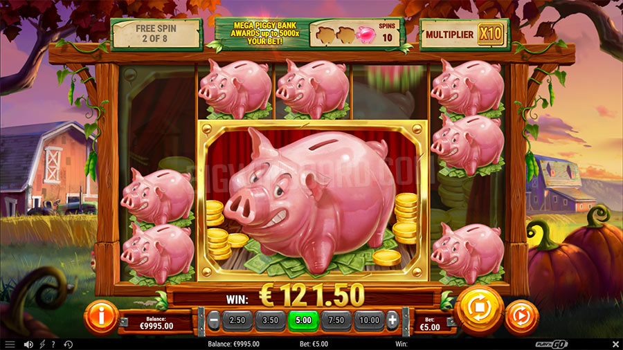 Piggy Bank Farm reels