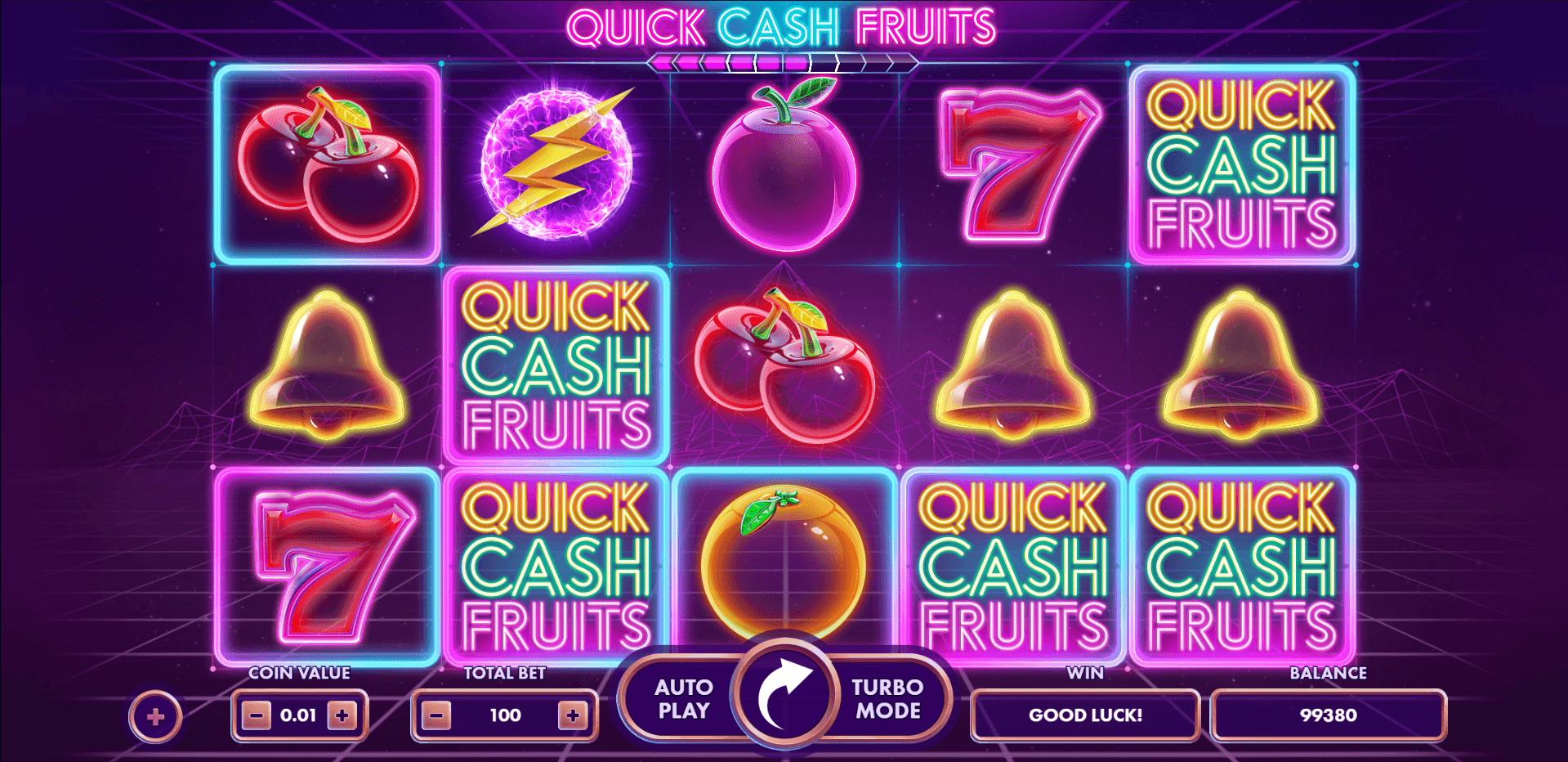 Quick Cash Fruit - free spin