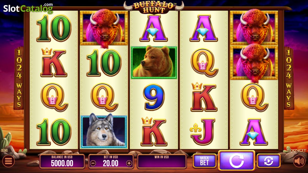 Buffalo Hunt is the new online slot from Synot