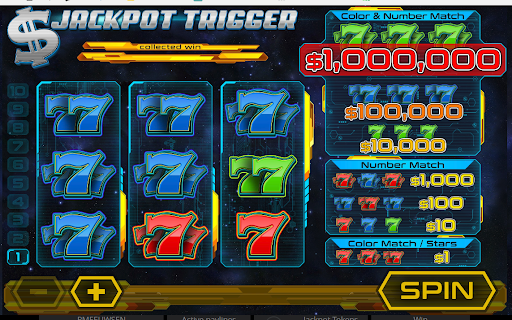 Jackpot Trigger gives away $1 million with a triple 7 combo