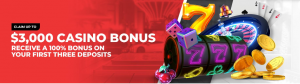 Casino Bonus $3,000 by BetOnline