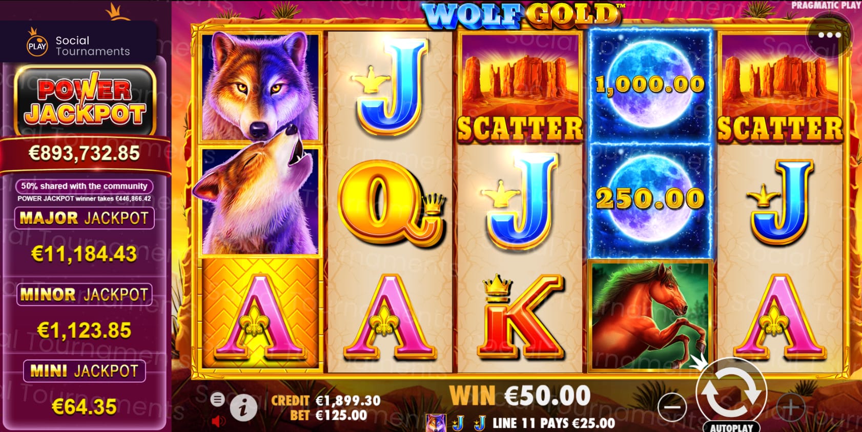 Wolf Gold Powerjackpot