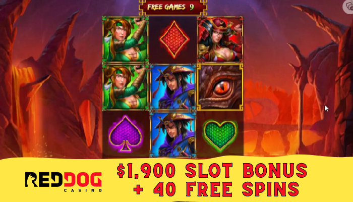 Warrior Conquest - Red Dog Casino Welcome Bonus